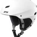 SPIX Ski Helmet Snowboard Helmet - ASTM Safety Standard Size Adjustable for Adults Youth Men and Women, L(22.4”-24.0”/57-61cm)