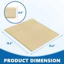 SafBbcue Square Cordierite Pizza Stone Ideal for Ooni Koda & Fyra 12 Uuni Pizza Oven Most Similar Size Oven and Grill 13.2" x 13.2" x 0.4" Ceramic Baking Stone BBQ Baking Accessories