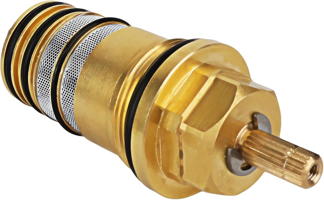 2025 Upgrade Brass Thermostatic Cartridge 94282000 3/4"  Fits for Ecostat Shower Valves and Tub Fillers, Upgrade Replacement for Plastic Model