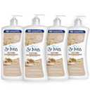 St. Ives Soothing Hand & Body Lotion for Women with Pump, Daily Moisturizer Oatmeal and Shea Butter for Dry Skin, Made with 100% Natural Moisturizers, 21 fl oz, 4 Pack