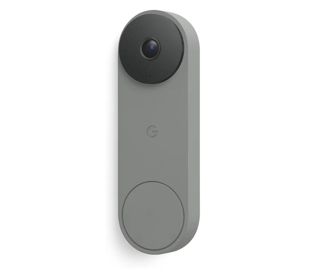 Google Nest Doorbell (Wired, 3rd Gen) - 2K Video and Gemini, Live View, Night Vision, 2-Way Audio - Works with Google Home - 2025 Model - Hazel