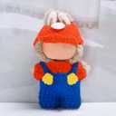 Clothes Fit for 17CM Doll, Fashion Doll Clothes Outfit Set Cute Theme Designer Toys Dress Accessories for Collector Fans Display Case (Red Blue Set)