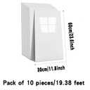 10pcs Peel and Stick Wall Panels (23.6"x11.8",) Marble PVC Waterproof Backsplash Tiles for Kitchen, Bathroom, Peel and Stick TileWhite Gray (White, 23.6 inches * 11.8 inches)