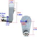 JRRXM 24 Volt RS775 High-Speed Motor Gearbox for Power Wheels Motor Upgrade,18V-24V High Torque Fast 775 DC Motors for Kids Ride on Car Electric Vehicles Replacement Parts