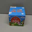 Soft Barn Baby Toys 6-12 Months with Stuffed Farm Animals, Rattle Squeaky Crinkle Sound & Mirror, Montessori Sensory Plush Infant Toy for 6 7 8 9 10 11 Month, 1 Year Old Baby Boy Girl Birthday Gifts