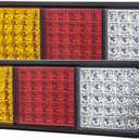 LINKITOM 75 LED Truck Tail Light Bar, Super Bright 12v Turn Signal Brake Reverse Taillight for Truck Boat Snowmobile Trailer Pickup RV Camper UTV UTE Vans (Pack of 2)