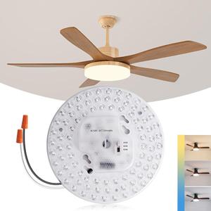 36W Ceiling Fan Light kit 6.69 inch 3200Lm, 3CCT 3000K/4000K/5000K Dimmable Ceiling Fan LED Light Replacement, Led Engine Retrofit Kit for Ceiling Light, Pendant, Lantern