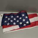 American Flag 3x5 Ft for Outside, Heavy Duty Nylon US Flags for High Wind Outdoor, Fade Resistant and Waterproof USA Flag with Embroidered Stars, Sewn Stripes, Brass Grommets