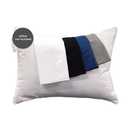 AllerEase Ultra Soft Advanced Allergy Protection Machine Washable Durable Zippered Travel Pillow Protector Size 14" x 20" Size Navy