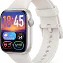 Smart Watch, Fitness Watch for Women Men with 24/ 7 Heart Rate/ Blood Pressure Monitor, Pedometer, Sleep Tracker, 120+ Sport Modes, IP68 Waterproof Activity&Fitness Tracker Compatible with Android iPhone