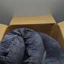 MOON PARK Pregnancy Pillows for Sleeping - U Shaped Full Body Maternity Pillow with Removable Cover - Support for Back, Legs, Belly, HIPS - 65 Inch - Dark Grey