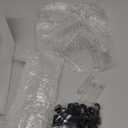 Lallisa 80 Pcs 7 ml Small Glass Vials with Screw Caps Anointing Oil Bottles with Plastic Stopper Mini Sample Clear Leakproof Glass Bottles for Liquids Aromatherapy Fragrance Lightweight Perfume Travel (Black)