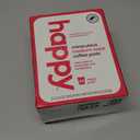 happy coffee medium roast coffee pods, 22 count, notes of chocolate & confidence, compatible with most K-cup brewers, rainforest alliance certified BBD 03/05/2026