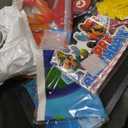 CJML 1 Zhong Mario Birthday Party Supplies, 24 Cupcake Cake Toppers 3 Packs