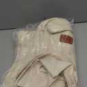 FIORETTO Canvas Tote Bag for Women with Zipper Closure & Individual Compartments for Work College for Teacher & Nurse