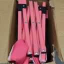 Sekey Wagon Cart with Wheels with 220LBS Capacity,Heavy Duty Wagon Carts Foldable,Lightweight Utility Portable Cart for Grocery, Shopping, Garden, Camping. Pink