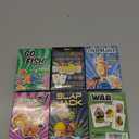 Regal Games Card Games for Kids - Go Fish, Crazy 8's, Old Maid, Slap Jack, Garbage Monsters, War - Simple & Fun Classic Family Table Game Sets (6 x 6)