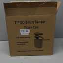 TIPGO Automatic Motion Sensor Bathroom Trash Can with Lid, 2.6 Gallon Touchless Trash Bin, Smart Garbage Can Plastic Slim Wastebasket for Bedroom, Office, Dorm (Black)