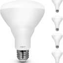 Feit Electric BR30 LED Light Bulb, 65W Equivalent, Dimmable, 650 Lumens, E26 Standard Base, 2700K Soft White, 90 CRI, Recessed Can Light Bulbs, 22-Year Lifetime, BR30DM/927CA/4, 4 Pack