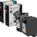 LD Products Remanufactured Ink Cartridge Replacements for HP 45 & 78 (1 Black, 1 Color, 2-Pack) for use in DeskJet: 990cxi 990cse 995 995C 995ck | Fax: 1220 & 1220xi | OfficeJet: G55 G55xi G85 & G85xi