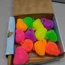 ArtCreativity 3 Inch Chicken Puffer Toys for Kids (Pack of 12) Chick Surprise Toys for Filling Easter Eggs, Easter Party Favors, Egg Hunt Supplies, Stress Relief Toys for Kids, Assorted Neon Colors