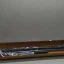 Tension Curtain Rod 43 to 162 Inches (3.6 to 13.5 ft), 1.26" Diameter Spring Adjustable Heavy Duty Long Large Curtains Pole for Windows Door Bathroom Patio Outdoor No Drilling, Black