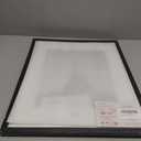 upsimples 16x20 Picture Frame, Display Pictures 11x14 with Mat or 16 x 20 Without, Wall Hanging Poster Frame, Black, 1 Pack