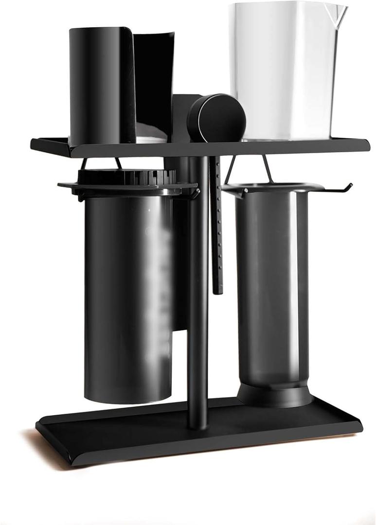 Ciseret AeroPress Organizer Stand, Durable Coffee Bar Station and Compact Storage Solution