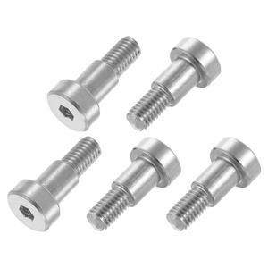 uxcell 12Pcs 304 Stainless Steel Shoulder Bolt 12mm Shoulder Dia 12mm Shoulder Length M8 Thread Hex Socket Shoulder Bolts for Textile Hydraulic Injection Molding Machinery Industries
