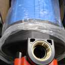 20" x 4.5" Whole House Water Filter Housing with Bottom Drain Port - 1" NPT Brass Ports, BPA-Free Blue Sump, Double O-Ring Leak-Proof - Fits All Standard 20x4.5 Filters