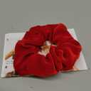 BLINKEEN Heatless Curling Scrunchie, Heatless Hair Curler to Sleep In, No Heat Curls for Long Hair, Soft Sleep Hair Roller (Red)