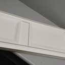 Ekena Millwork Lifetime Vinyl LP2S14X04700WH Standard Two Equal Panel Vinyls, Raised Panel Vinyl Shutters, w/Installation Shutter-Lok's & Matching Screws (Per Pair), 14 3/4"W x 47"H, White, 14.75-in. W x 47-in. H