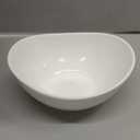 Samsle Porcelain Small Serving Bowls, 10 Ounce Dessert Bowls for Ice Cream Snacks Appetizer Candy Dishes, Dishwasher Safe Durable Ceramic White Bowl for Party, Set of 6