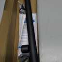 Closet Rods for Hanging Clothes, 17 to 84 Inches Stepless Adjustable Metal Closet Rod, 1.3 Inches Heavy Duty Clothes Hanging Rod for Closet Wardrobes Laundry RV, Black