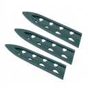 3Pcs Plastic Safety Knife Cover Sleeves for 5" Paring Knife, Chopping Knife Guard Blade Protector Universal Knife Sheath for Kitchen Bar