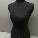 FDW Manikin 60-67Height Adjustable Female Dress Model Display Torso Body Tripod Stand Clothing Forms (Black, 60-67 Inches)