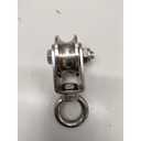 Cable Pulley Wheel, Swivel Single Pulley Block, 304 Stainless Steel, Bearing Inside, Heavy Duty Good for Pulley System Gym Equipment, Loading 1100lb (outdoor 48mm)