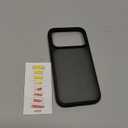 TORRAS for iPhone 17 Pro Case, Beyond Military-Grade Protection, Camera Control Button, DIY Buttons, Translucent Matte Slim Thin Shockproof Hard Back Anti-Scratch Phone case for iPhone 17 Pro, Black