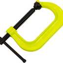 Wilton Hi-Vis C-Clamp, 4-1/4" Opening, 3-1/4" Throat, 6200 Lbs. Clamping Force (Model 404-SF)