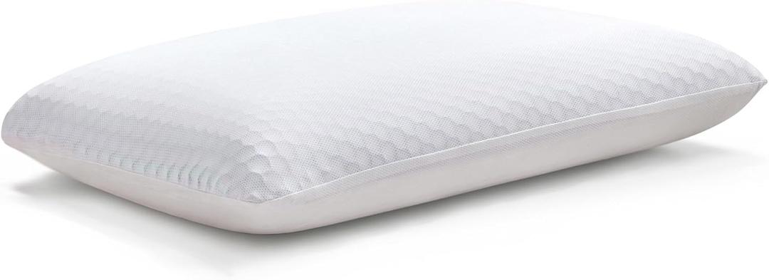 Berklan Harmony Pillow for Sleeping Supportive Elastic Grid Hex with 100% Soft Talalay Latex Pillow Core Relieves Shoulder and Neck Pain Oversized 27.55 inch, 27.55"L x 15.74"W5.51"H