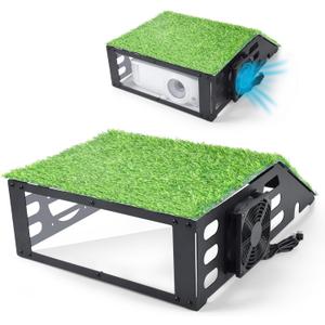 Golf Simulator Projector Cover - Floor Mounted Enclosure with Cooling Fan for Optimal Protection of Outdoor Golf Simulation Projectors - Compatible with Leading Golf Simulators and Projectors