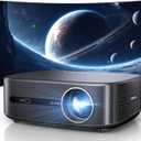 [1000 ANSI & Audio by DBX-TV] Alvar 4K Projector with WiFi 6 and Bluetooth, 30W Speakers, Netflix Certified & DoIby Audio Outdoor Proyector, Auto Focus Native 1080P Smart Projector, Black