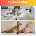 KPOAPERA Cat Deterrent Spray - Indoor Effective Cat Deterrent to Keep Cats Away, Stop Cat Urination and Scratching - Training Aid for Furniture, Sofas, Rugs, Curtains (Yellow, 2)