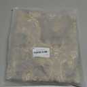 Loom and Mill Luxury Valance Curtains for Living Room, Elegant Damask Window Treatment with Handmade Tassels for Living Room, Bedroom Party Banquet Decorations (54" x 18", Grey)