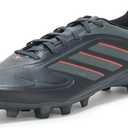 Adidas Unisex-Adult Copa Pure 3 Club Firm Ground/Multi Ground (9 Women/8 Men, Black/Carbon/Lucid Red)