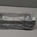 4 Pack Magnetic Spice Storage Rack Organizer for Refrigerator and Oven, Gray Fridge Organizers and Storage