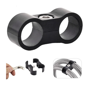 Hose Separator Clamps 20 Pack,Fuel Line Mounting Clamps Φ14.5mm，fit for Fuel Line, Oil Line, Brake Line ABS+PC