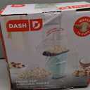 DASH Hot Air Popcorn Popper Maker with Measuring Cup to Portion Popping Corn Kernels + Melt Butter, 16 Cups - Aqua