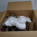 Aviditi Kraft Mailing Tubes with Caps, 3" x 6", Pack of 48, for Shipping, Storing, Mailing, and Protecting Documents, Blueprints and Posters