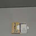 Uyiton Compatible with iPhone 17 Pro Camera Lens Protector - [Not Easy to Break][Strong Adsorption][Case-Friendly] Metal Tempered Glass Rear Camera Screen Cover - Silver